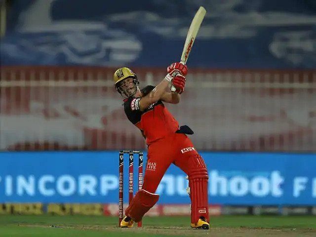 AB de Villiers smashed a brilliant 55 runs off just 22 balls against RR